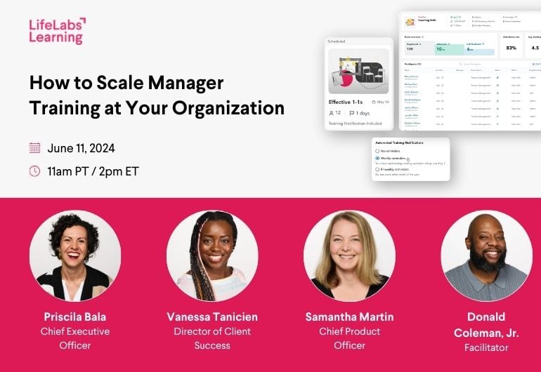 Scaling Manager Training Graphic