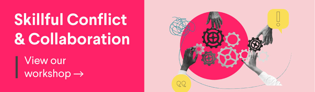 skillful conflict & collaboration callout pink