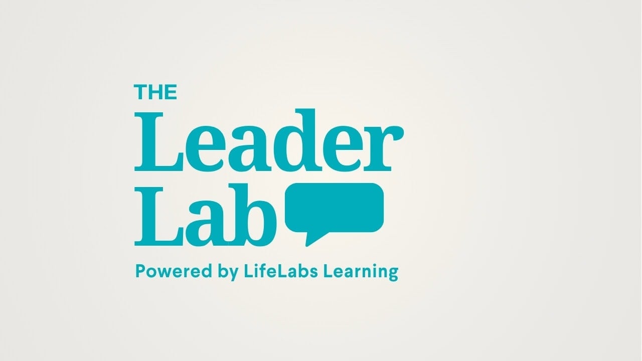 the leaderlab podcast by lifelabs learning wide logo
