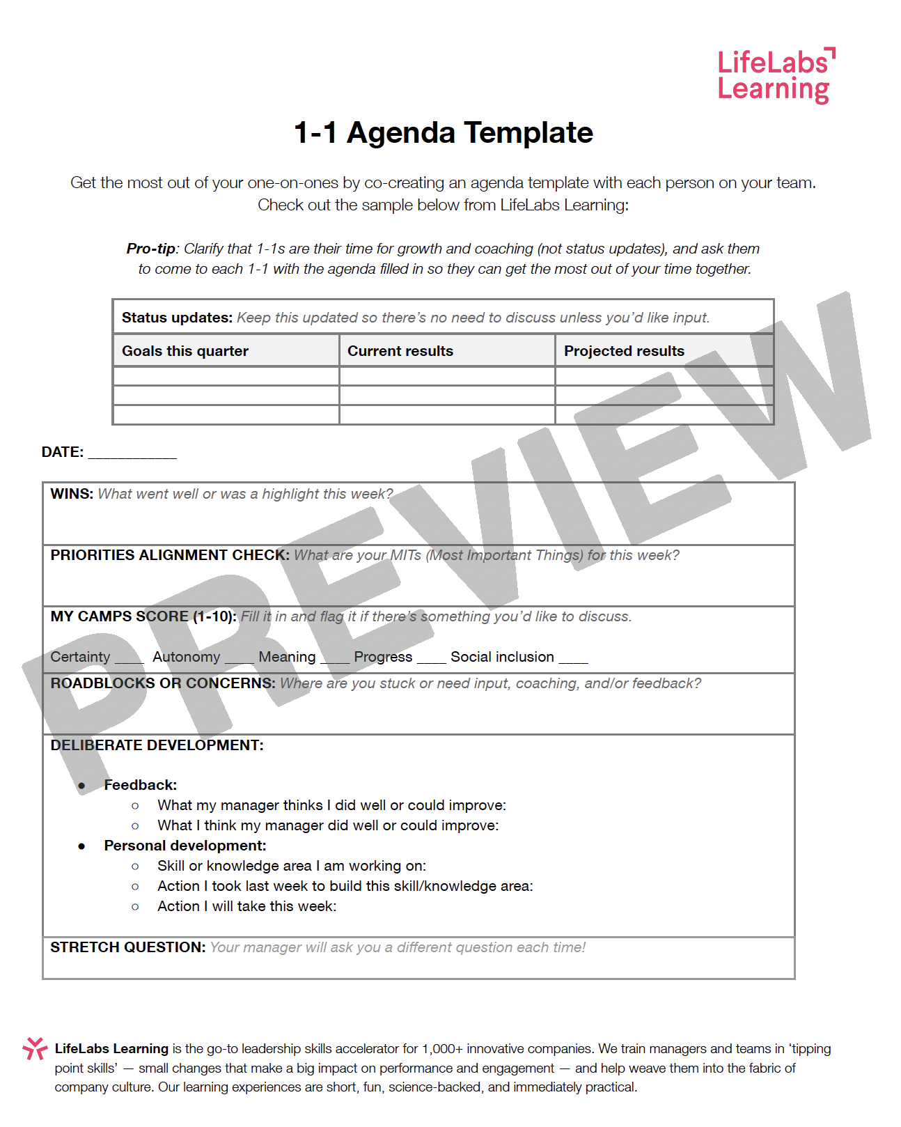 1 1 agenda template